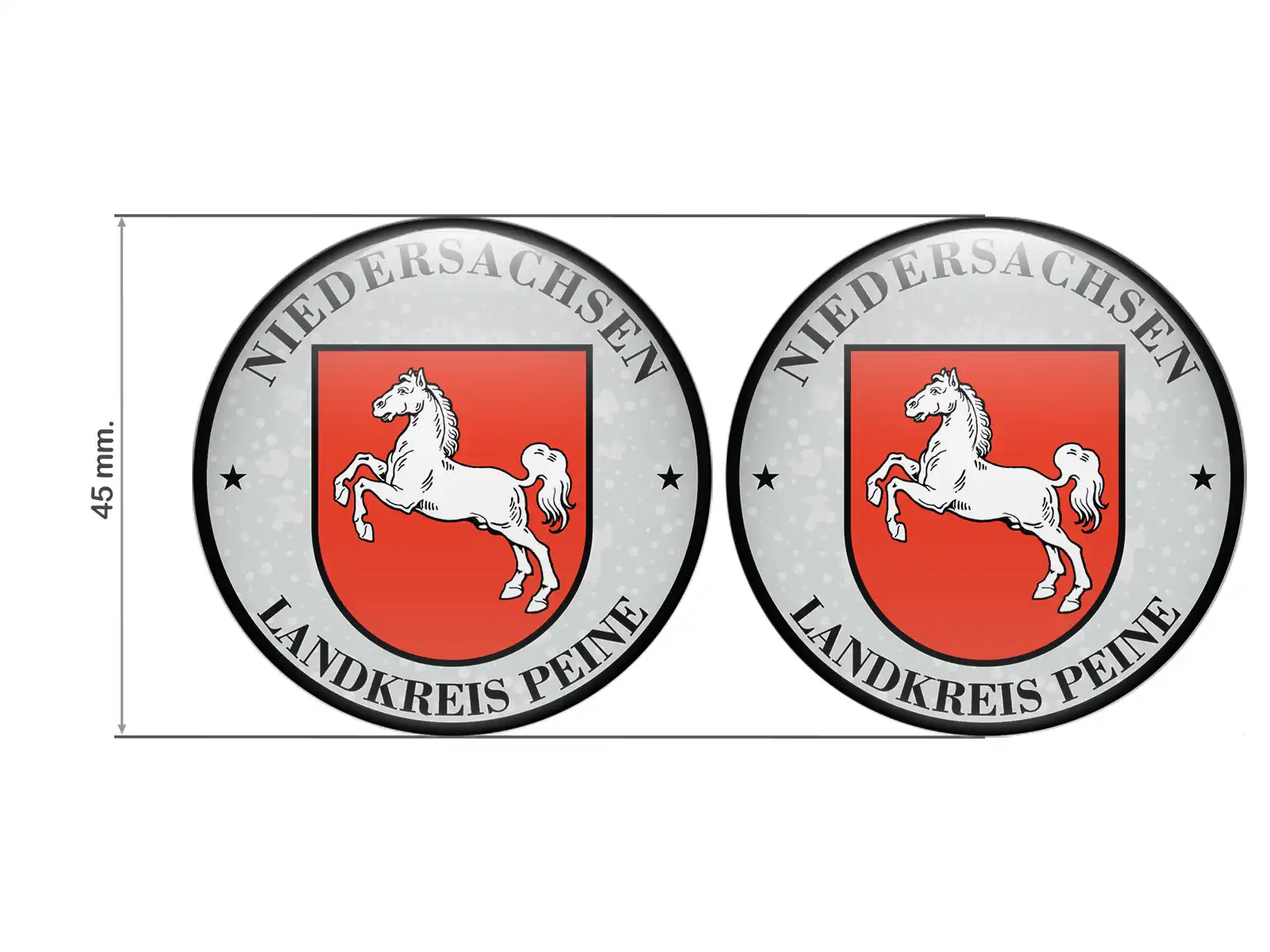 TÜV PlaketteLandkreis Peine Nummernschild plakette